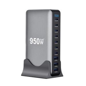 Sạc Nhanh GaN USB-C 950W PD3.1 Trạm Sạc 10 Cổng Dành Cho iPhone 16/15 Samsung MacBook Bộ Chuyển Đổi Máy Tính Để Bàn Sạc Tốc Độ Cao
