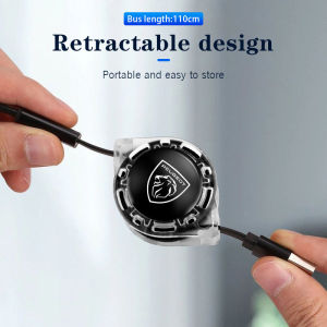 3 In 1 Charge Cable Cord Multi Port Charging Wire Line For New Peugeot 206 208 207 3008 308 2008 107 508 607 106 406 407 307