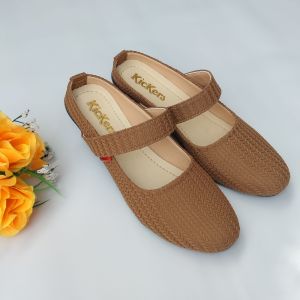Sandal Selop Wanita 2 cm MD-02 Bahan Rajut Import | Sepatu Wanita Dewasa