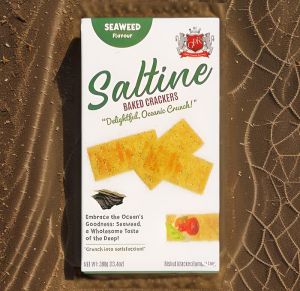 GPR Saltine Baked Crackers 380g (Flavors: Seaweed Seasalt Cheese)