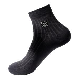 miiow | Mens Mid-Calf Cotton Socks Breathable Sweat Absorbent Anti-Odor Business Casual Sports Socks Pure Cotton Label MiiOW Catman