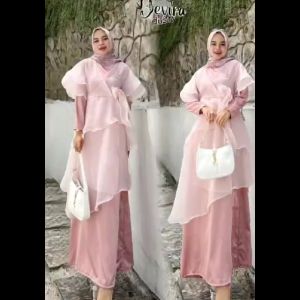 DEVIRA Gamis pesta kondangan wisuda bridesmaid mewah premium muslim