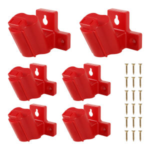 12/6pcs Tool Holder Mount Compatible for Milwaukee M12 12V Drill Tool Hangers ABS Plastic Tool Battery Holder for Power Tool