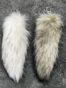 Móc Khóa Đuôi Sói Giả Lông Cáo Phim Hoạt Hình Móc Khóa Túi Móc Khóa Chìa Khóa Xe Biểu Diễn Sân Khấu Phụ Kiện Lông Thú