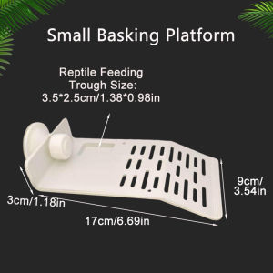 Turtle Basking Drying Resting Sun Platform Mat Dock Climbing Ladder for Amphibians and Reptiles Turtle Land Island Habitat