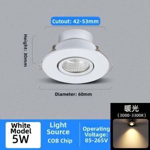 yishujia office | Embedded Adjustable COB Spot Light 3w