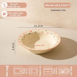 SIYUE | Đĩa Ăn Gia Đình Sâu Phong Cách Ins