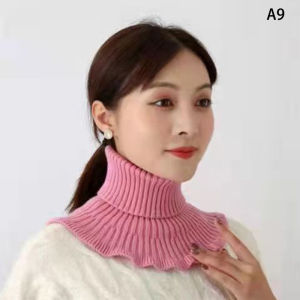 EELHOE | Warm Knitted Fake Collar Woolen Women Turtleneck Knitted False Fake Collar Detachable Neck Scarf Thicken Windproof Fake Collars