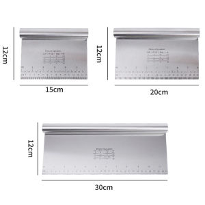 Dụng Cụ Nạo Bánh Và Cắt Bột Bằng Thép Không Gỉ Có Thước Đo Dụng Cụ Làm Bánh DIY Dụng Cụ Làm Bánh Mì Dành Cho Người Lớn Nam Nữ