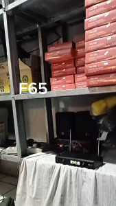 F65 NAKATA ORIGINAL NK 668 PROFESIONAL WIRELESS MICROPHONE MIC WIRELESS DUAL DOUBLE MIK SEPASANG