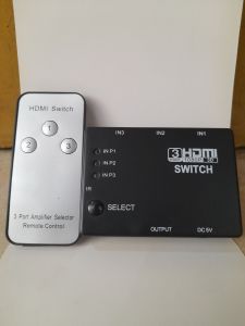 HDMI SWITCH 3 PORT 1080P FULL HD with remote/hdmi switcher