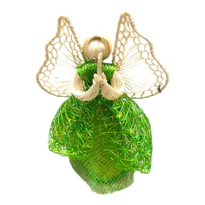 Native Abaca 8 Inches Winfrey Angels Christmas Decoration