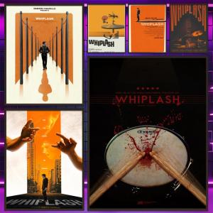 Whiplash Classic Movie Poster Versatile HD Waterproof Wall Art Self-Adhesive Decor for Any Space Ideal Gift