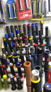 HANDGRIP HANDFAT WAFFLE COKLAT CLASSIC CUSTOM UNIVERSAL VARIASI MOTOR TERMURAH