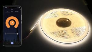 10m 20m Tuya WiFi COB LED Strip 24V Warm Natural White Dimmable Flexible Room Light NO Point RF Touch Remote KIT fr Alexa Google