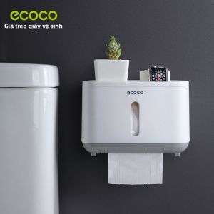 Giá Đỡ Giấy Vệ Sinh Đa Năng Treo Tường Không Cần Khoan