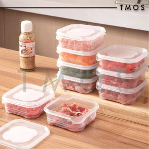 TMOS Freezer Fridge Meat Food Storage Fresh Box Fruits Vegetable Plastic Container Frozen Microwave Bekas Makanan Kitchen