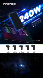 Innergie adapter notebook 240w  อแดปเตอร์โน็ตบุ๊ค อินเนอร์จี่ T24 รุ่นING-ADP-240EBDFLA