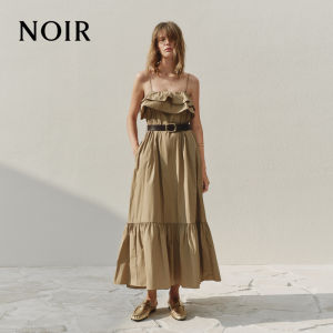 MO&Co. | Ruffle Strappy Dress with Belt