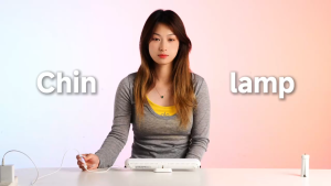 Portable USB Neck wrinkle Facial Fill light Chin Fill Light Suitable For Makeup live Streaming with Desktop Tripod