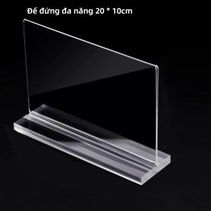 Giá Để Menu Bàn Bằng Acrylic Trong Suốt Hai Mặt Kiểu Dáng Hiện Đại Chất Liệu Nhựa Trong Suốt Dùng Cho Văn Phòng Cửa Hàng Nhà Hàng