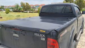 ผ้าใบปิดกระบะ D-MAX 2024 ยี่ห้อ TOP COVER โรงงานขายเอง ดี ทน ถูก