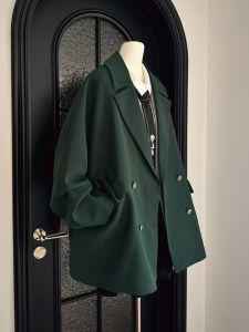 DANTING | Stylish Casual Early Spring Dark Green Blazer