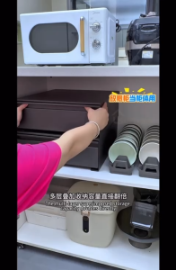 Ⓜ️ZEROIDEASⓂ️ Metal Coffee Machine Holder Printer Stand Printer Holder Microwave Oven Holder Oven Stand Oven Rack Rice Cooker Stand Rack Air Fryer Holder Coffee Machine Holder Coffee Machine Stands Metal Drawer Coffee Capsule Storage Drawer Kitchen Rack