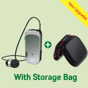 K65 Fashion Bluetooth Headset Business Retractable Lavalier Earphone Super Long Standby Single Ear Hands Free HD Call With Wire