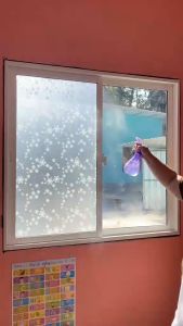 ฟิล์มติดกระจก แบบสูญญากาศ ขนาดกว้าง60/59เซน ติดง่าย กันคนมอง เพิ่มความเป็นส่วนตัว สติ๊กเกอร์ติดกระจกบ้าน ฟิล์มติดกระจกบ้าน