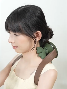 Heating Massage Shawl with Real Hand-like Kneading Motion for Neck Shoulder Back Pain Portable and Easy to Use with Handl