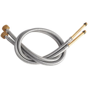 Stainless Steel Braided Hose Washbasin Washbasin Faucet Hot and Cold Water Inlet Hose Long Pointed Soft Connection