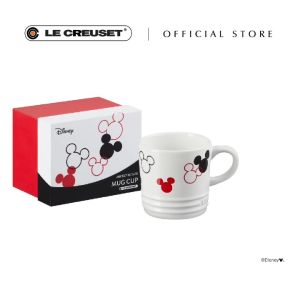 Le Creuset Stoneware Mickey Mouse Cappuccino Mug 200ml (White)