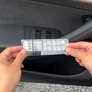 5PCS Luminous Car Window Switch Stickers Glow in The Dark Door Lock Button Decals for Car Interior luminous sticker
