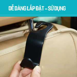 [Siêu rẻ] Móc treo đồ trên xe ô tô móc treo đồ đa năng cài sau ghế oto xe hơi móc kẹp ghế chữ S giữ đồ sau xe oto- phụ kiện đồ chơi ô tô xe hơi thông minh