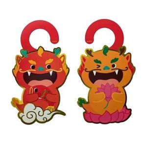 2025 Zodiac Year of Snake Door Handle Ornaments Housewarming Happiness New Year Decoration Pendant Moving Town House Door-God Decorations