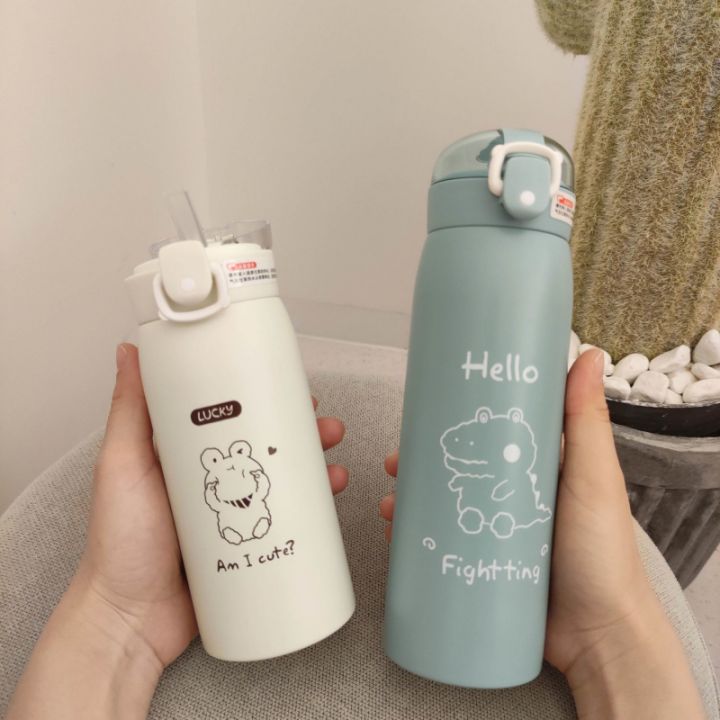 Hàng Có Sẵn Bình Chân Không Bằng Thép Không Gỉ Hoạt Hình 350/500Ml Cốc ...