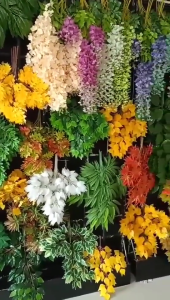 [แนะนำ] ชุดดอกวิสทีเรียจำลอง (12 ชิ้น) - คุ้มค่ามากสำหรับการซื้อจำนวนมาก เหมาะสำหรับร้านดอกไม้ บริษัทจัดงานอีเวนต์ บริษัทตกแต่ง และที่พักแบบ B&B