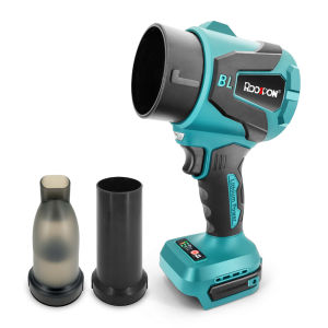 เครื่องเป่าลมไฟฟ้าไร้สาย 350000RPM 3200W พลังแรงสูง แบบเทอร์โบเจ็ท 3 ระดับ ใช้กับแบตเตอรี่ Makita 21V