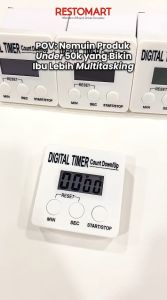 Alarm Masak Professional / Timer Masak Dapur / Kitchen Timer RESTOMART (2599052) (F12)