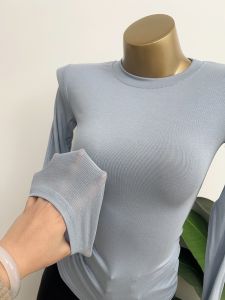 Comfortable Long Sleeve T-Shirt Basic Style Womens Clothing for Spring Spring 2024 New Arrival from Dongdaemun Station