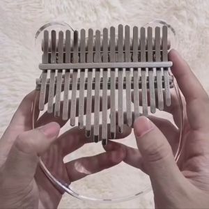Kalimba Acrylic 17 Key Piano Jari Jempol Crystal Kalimba Alat Musik Thumb Piano
