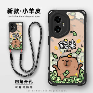 เคสโทรศัพท์ Huawei Honor 500 แบบสะพายข้าง สายรัด สายรัดคอ สำหรับผู้หญิง รุ่นใหม่ หนังนิ่ม ป้องกันการตกหล่น สำหรับโทรศัพท์มือถือ