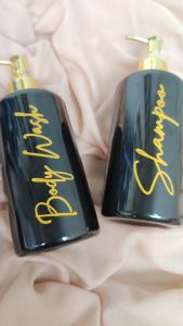 Botol Tempat Sabun Cair Shampoo Pump Dispenser Sabun Shampoo Aesthetic 500ml