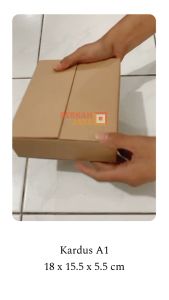(ECERAN) Kardus 18 x 15.5 x 5.5 cm / Box / Karton / Kotak / Dus Packing Polos