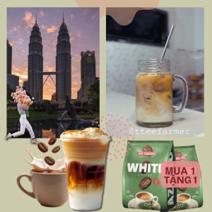 Cà phê trắng hạt phỉ Hazelnut White Coffee Malaysia Aik Cheong 12 góix38g - DATE 2027