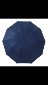 Limited edition solid color/gift/ umbrella/dark Blue /10 ribs/simple and elegantdiameter 100cm