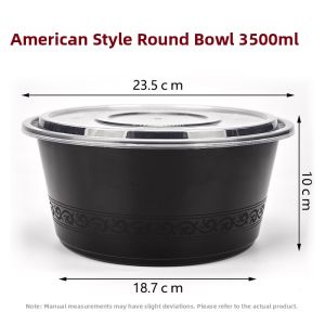 Large High-temperature Resistant Disposable Food Container 2000ml
