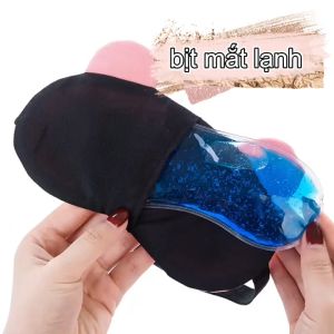 [siêu rẻ ]Bịt Mắt Che Mắt Ngủ Có Túi Gel Massage  Hình Thú cutenóng/lạnh giảm bớt căng thẳng phù hợp