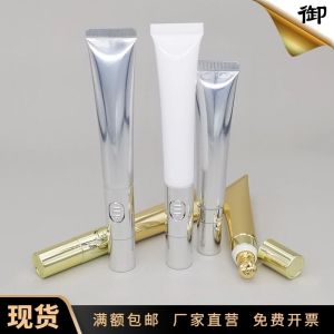 In Stock Cosmetic Hosepipe 10 Ml15ml20mlg Eye Cream Lotion Gold and Silver Color Zinc Alloy Ceramic/Electric Head